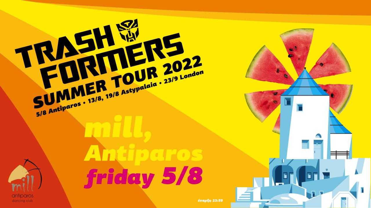Trashformers in Antiparos - Summer Tour 2022