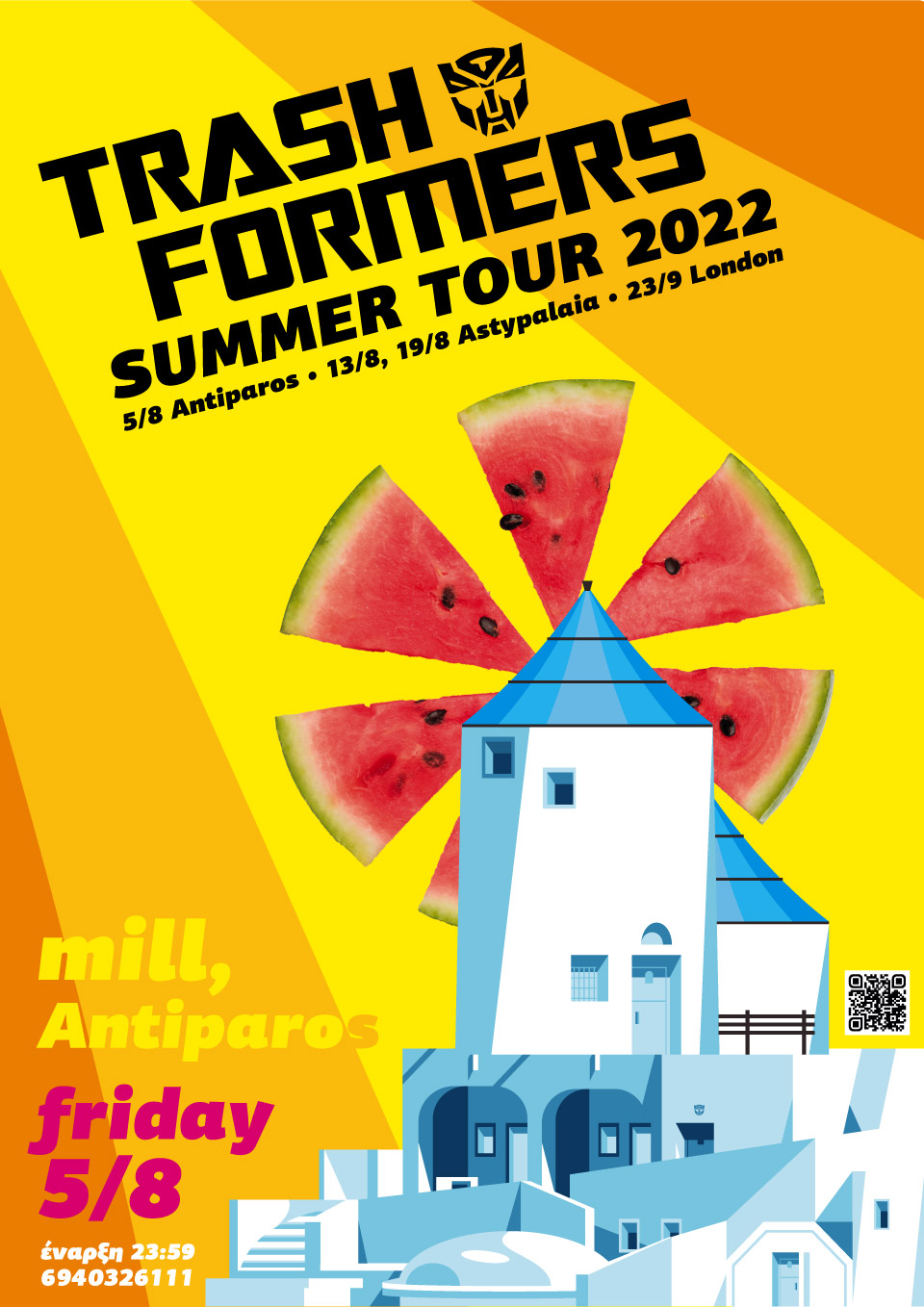 Trashformers in Antiparos - August 2022 Wall Poster